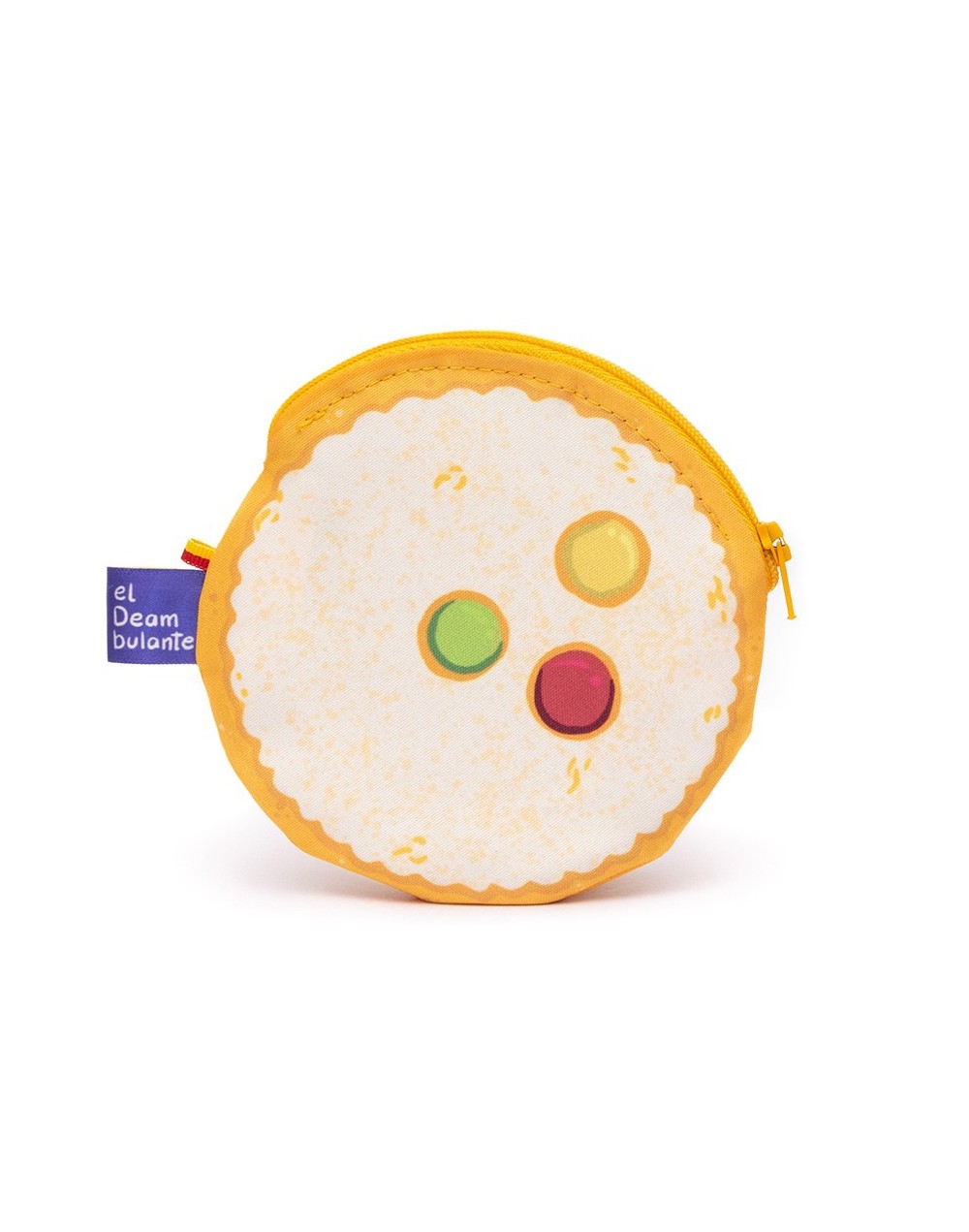 Monedero galleta tres ojitos