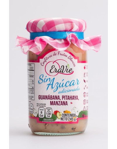 Confitura de Frutos Blancos SIN AZÚCAR  245 Gramos