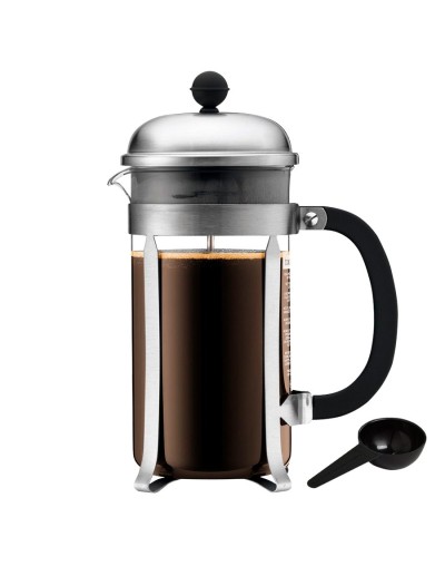 Prensa Francesa Bodum Chambord Cromada Mate 8 Tazas 1 litro
