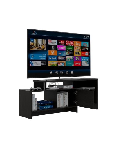 Mesa para tv bengala wengue centros de entretenimiento muebles rta