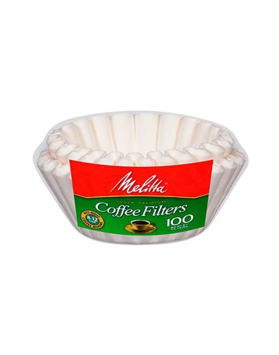 Filtros Melitta Tipo Canasta Tamaño 8 12 Tazas 100 unidades