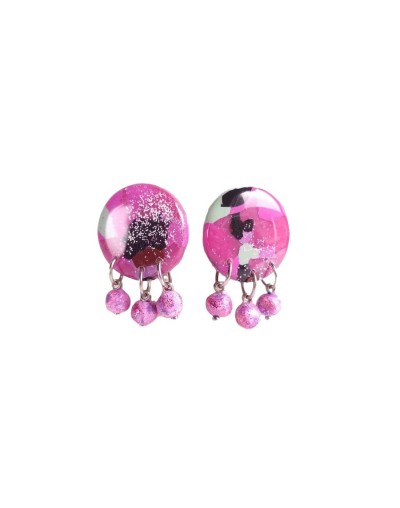 Topos aglomerados fucsia 