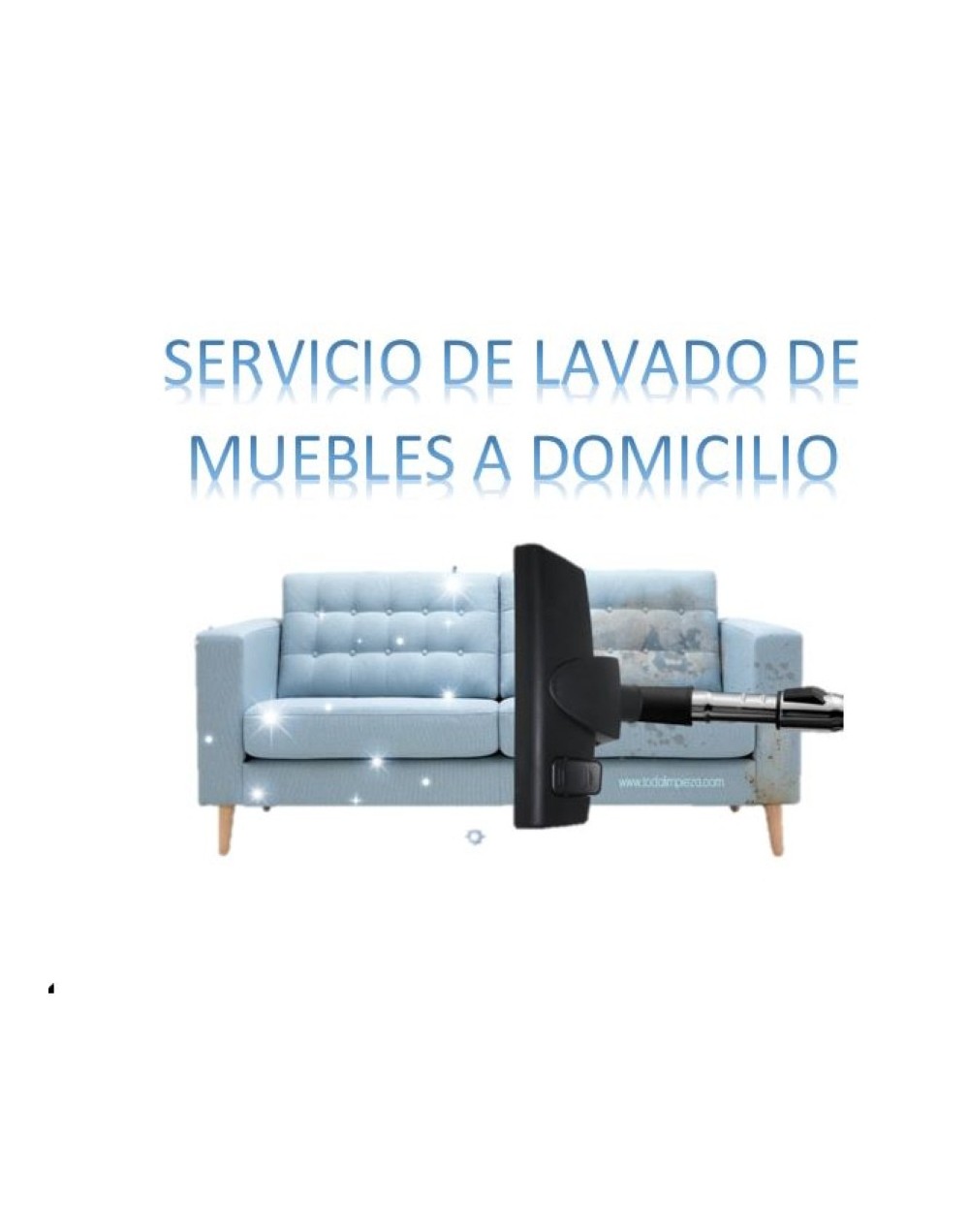 Lavado a vapor de muebles