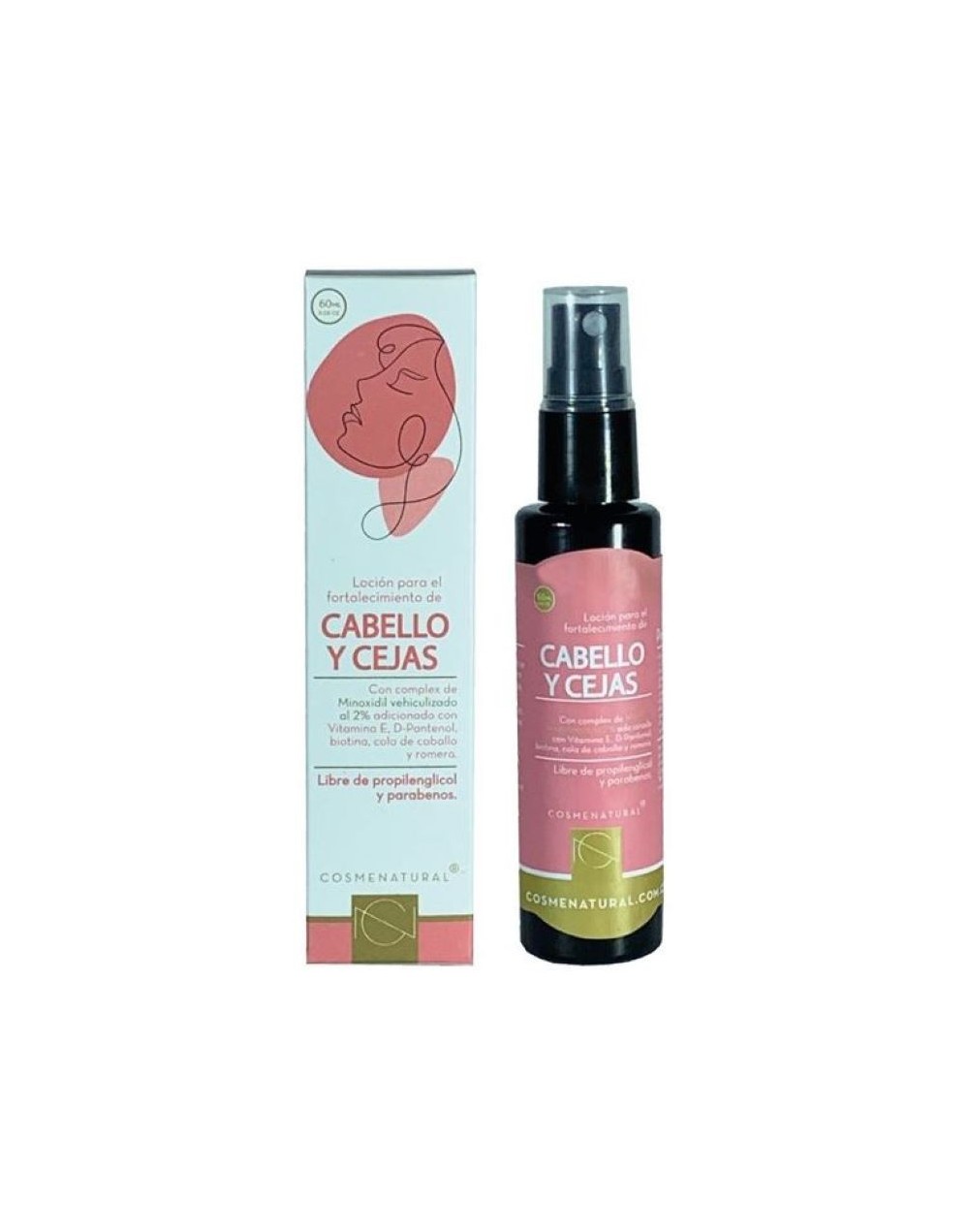 Loción con minoxidil para mujer 60ml
