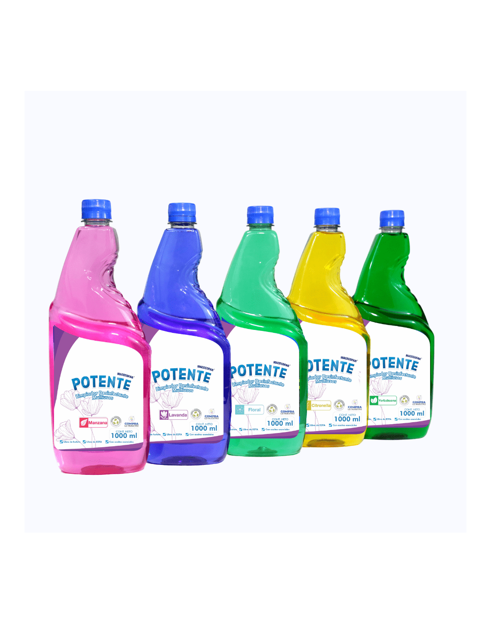 Desinfectante multiusos con aceites esenciales