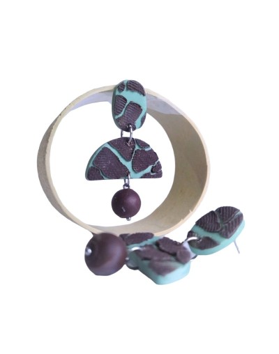 Arete textura con stencil piedra