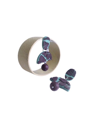 Arete textura con stencil piedra