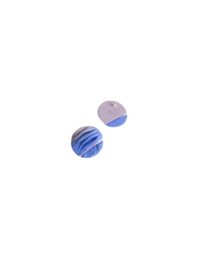 Topos morrocota grandes azul oscuro