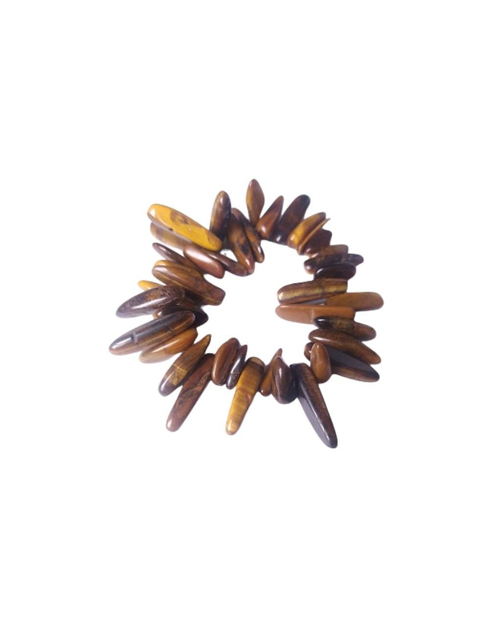 Ojo de tigre en pulsera