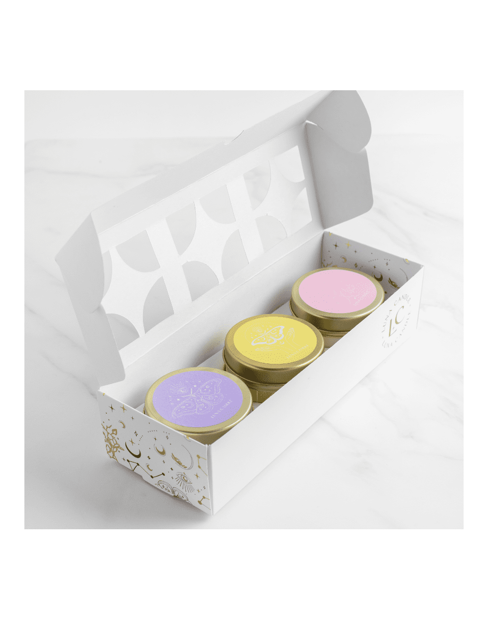 Set de velas intención