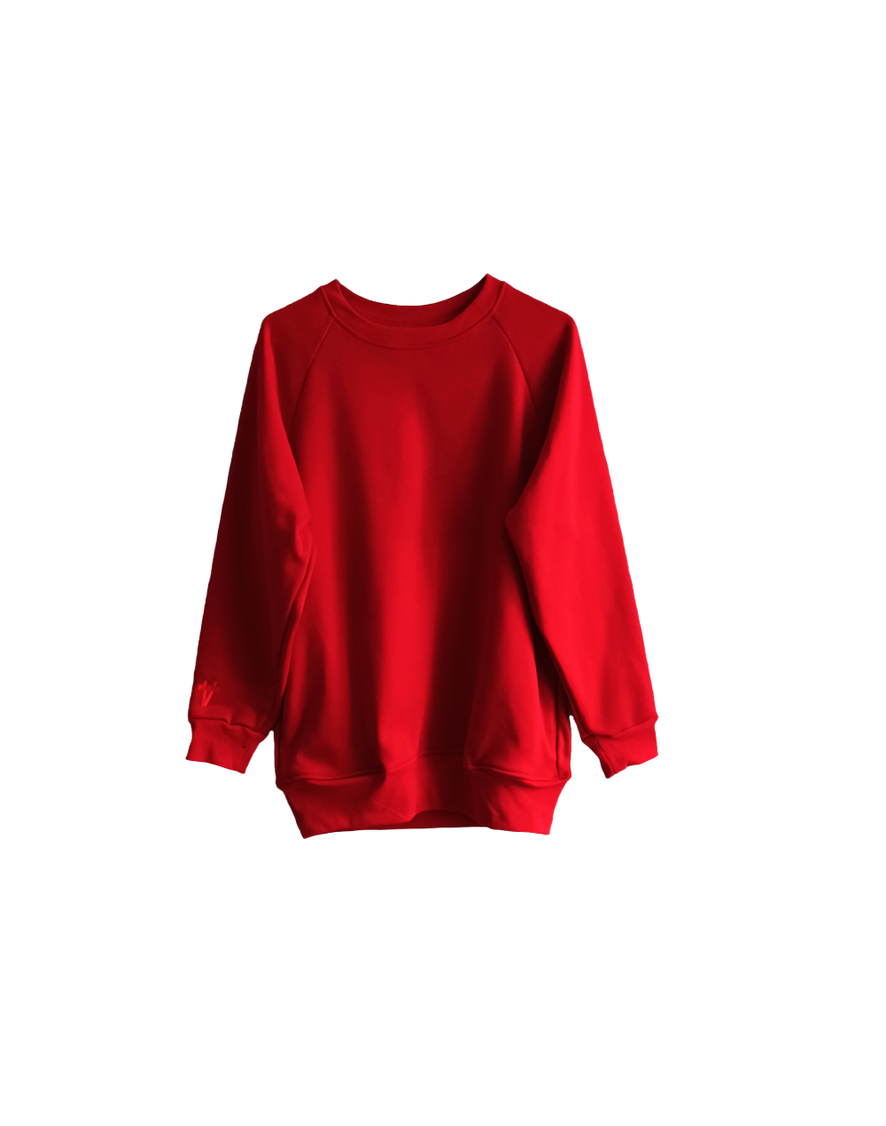 Buzo oversize unisex rojo