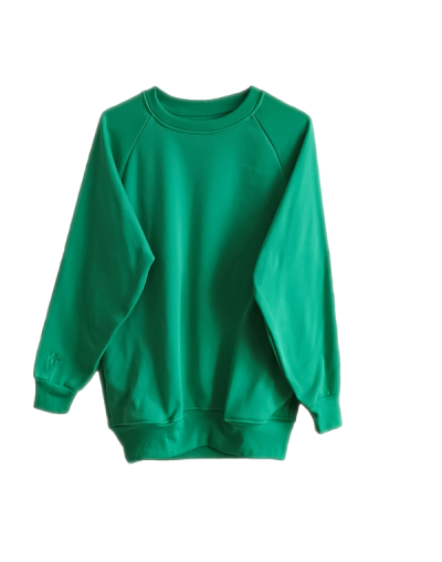 Buzo oversize unisex verde