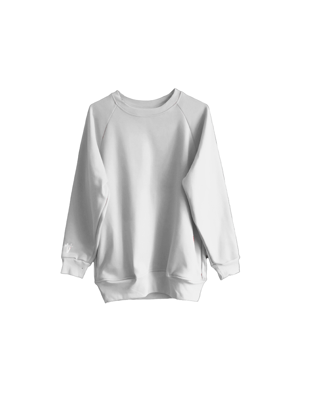 Buzo oversize unisex blanco