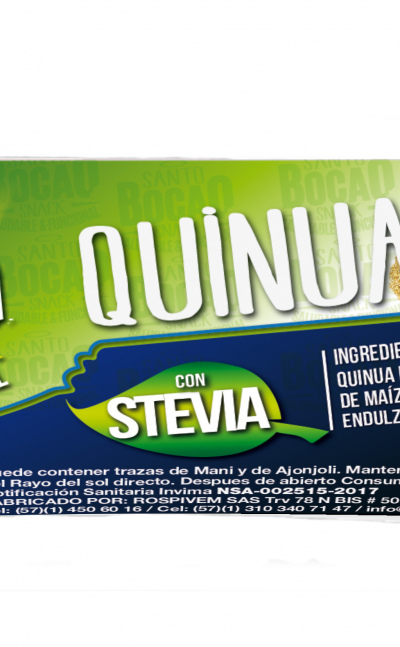  Snack Quinua con Stevia Paquete x 8 Und.