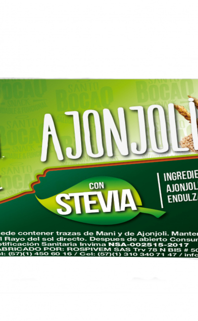 Snack Ajonjolí con Stevia...