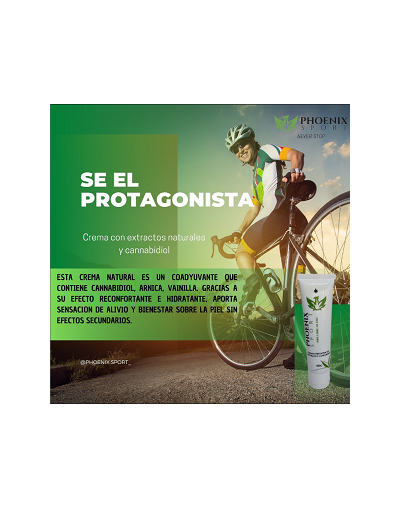 Crema con extractos naturales y cannabidiol