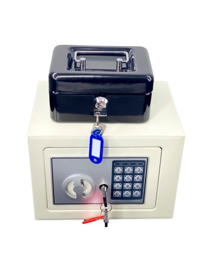 Kit Pequeño De Seguridad Caja Fuerte Digital  Caja Menor