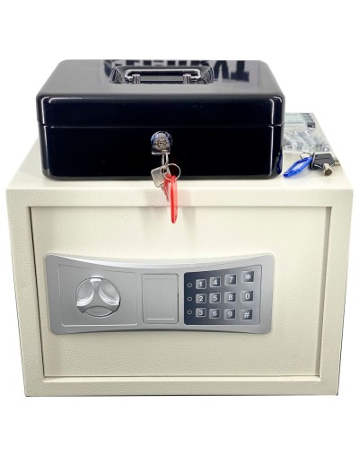 Kit Grande De Seguridad Caja Fuerte Digital  Caja Menor
