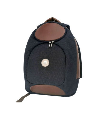 Morral computador 14 antirrobo lona cuero