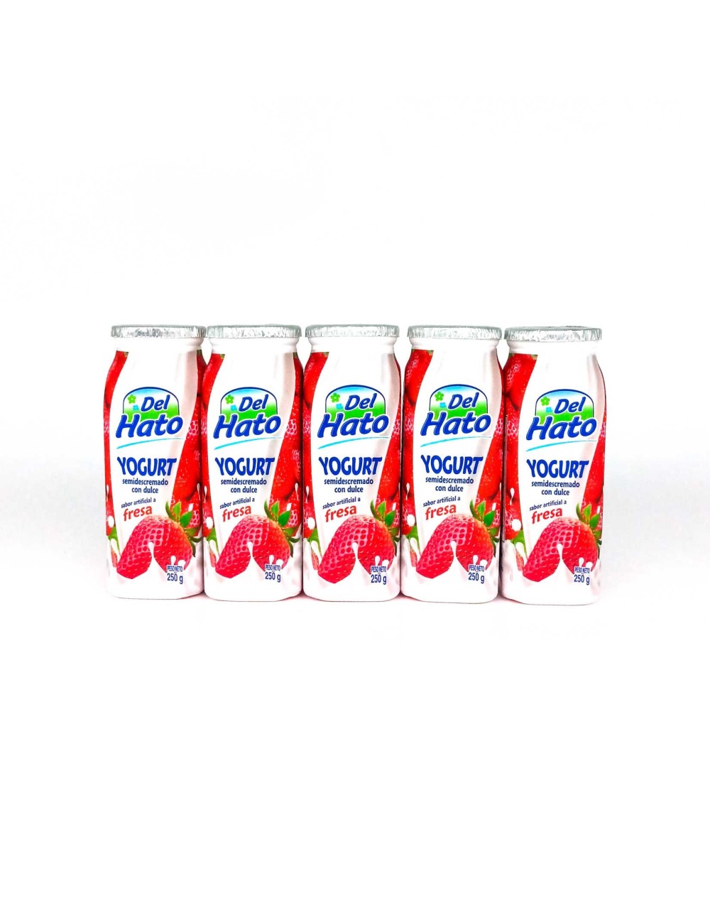 Yogurt Del Hato x 250g Pack x 5 sabor individual 