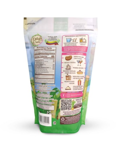 Panela orgánica pulverizada doy pack x 500g
