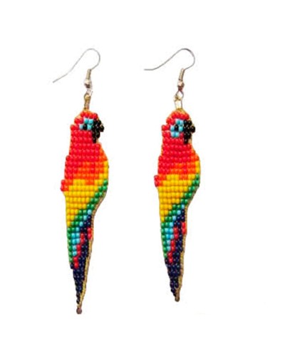 Aretes guacamayas