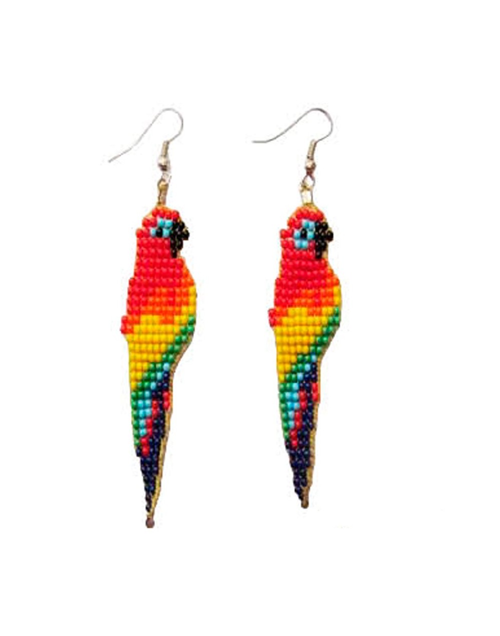 Aretes guacamayas