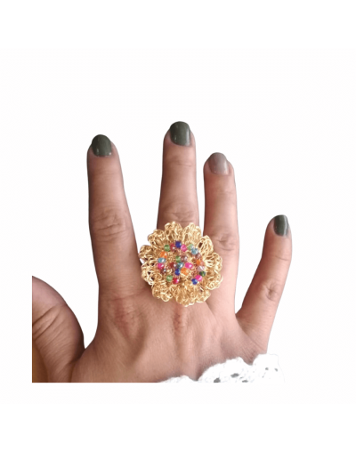 Anillo flores