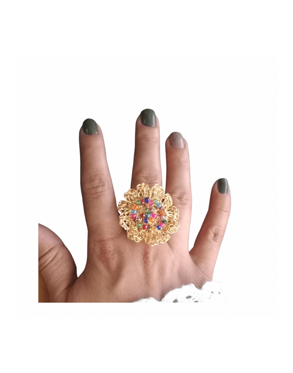 Anillo flores