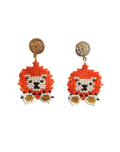 Aretes león