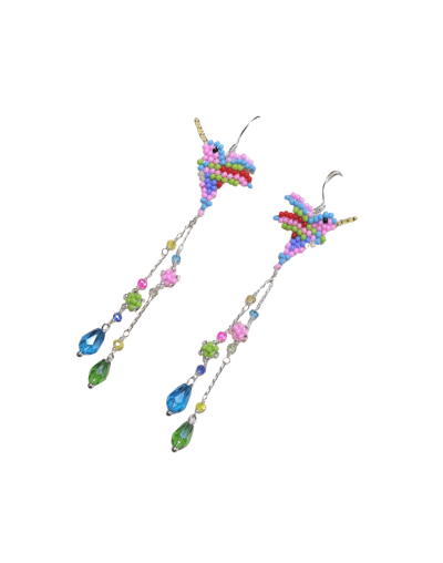 Aretes colibríes