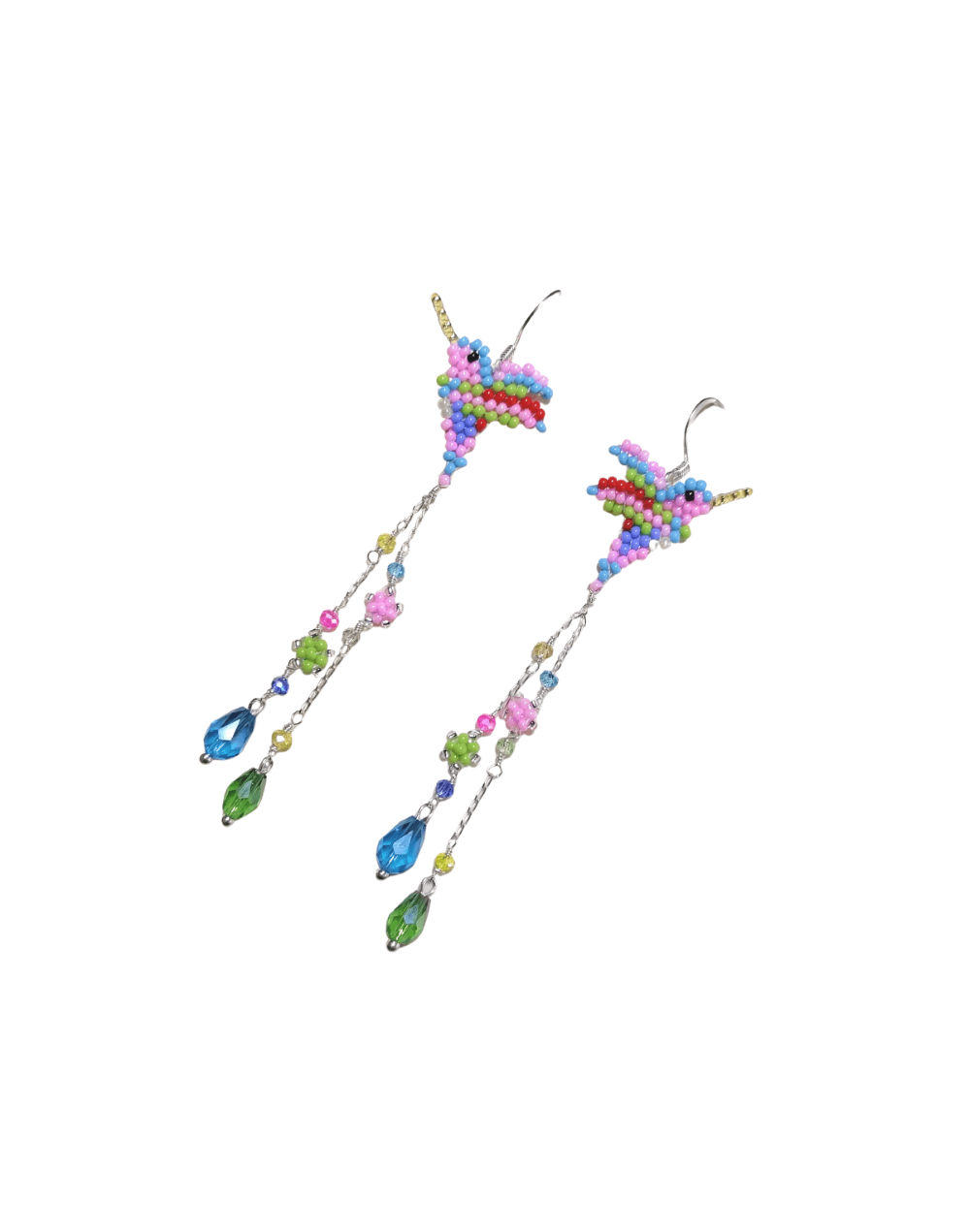 Aretes colibríes