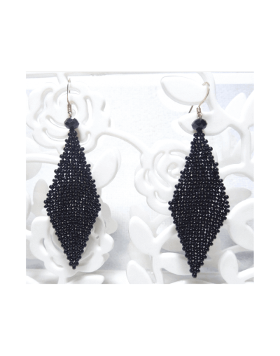 Aretes rombo cristal
