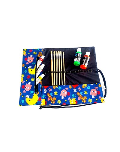 Cartuchera pinceles o brush holder grande