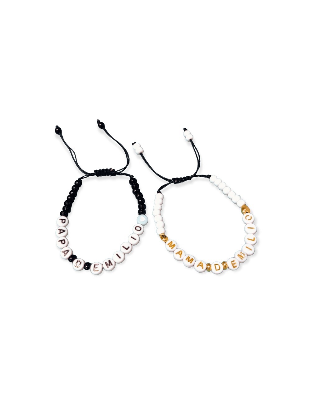 Pulsera de letras personalizada 
