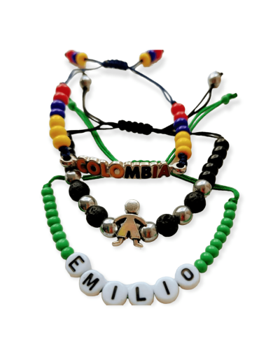 Set de pulseras x 3 