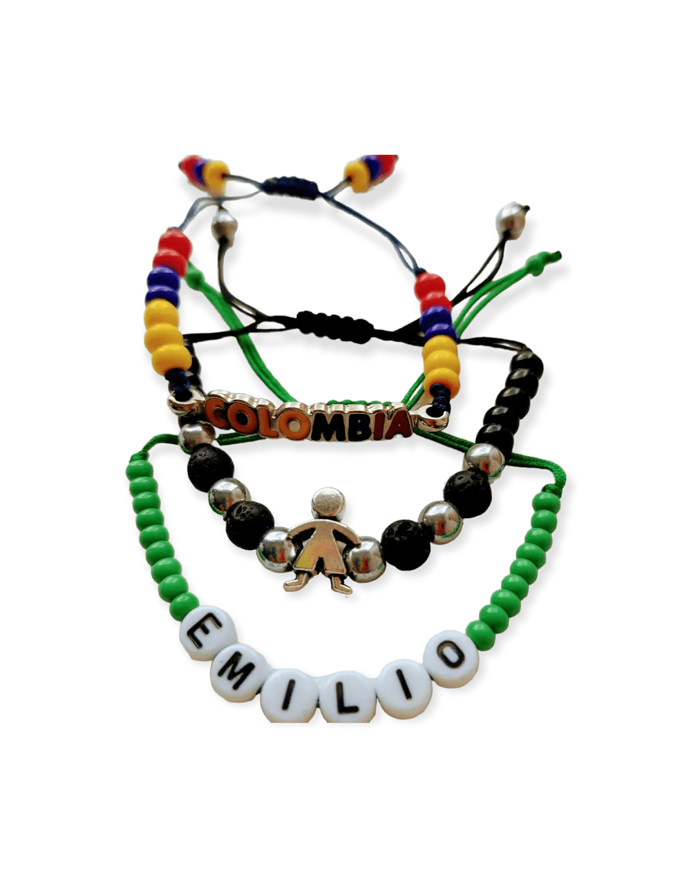 Set de pulseras x 3 