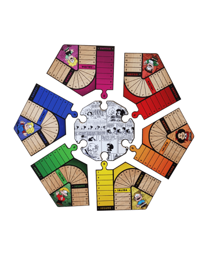 Parquesrompecabezasde mafalda6puestos oferta envío gratis  juego de mesa