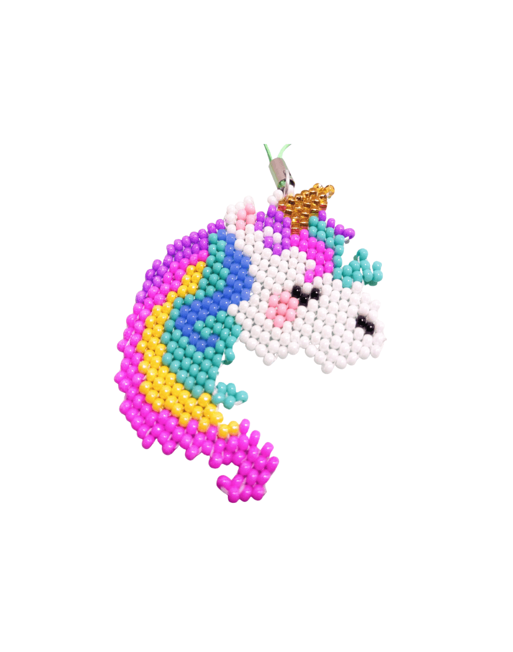 Llavero unicornio miyuki