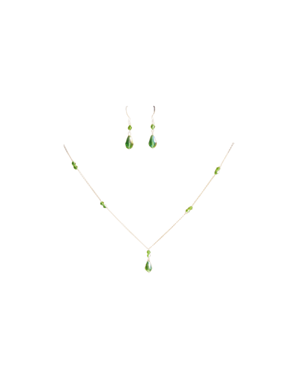 Conjunto gota cristal