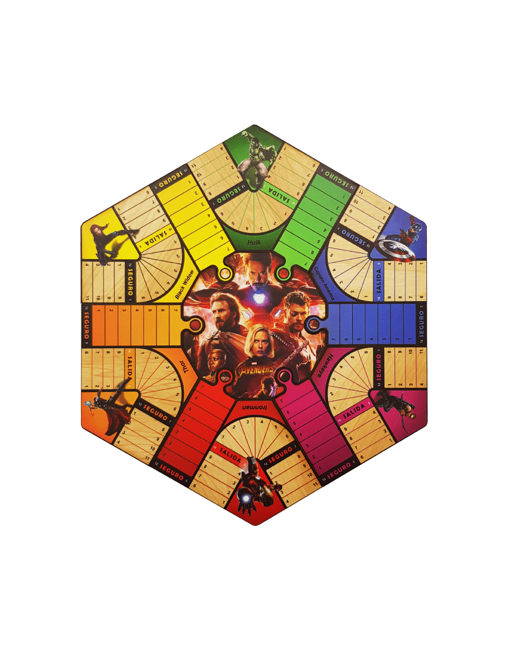 Parquesrompecabezas6puestos oferta envío gratis  temática avengers 