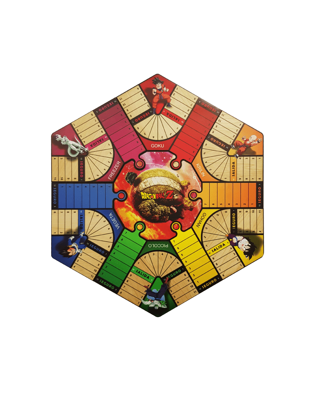 Parquesrompecabezasde drogonball z6puestos oferta envío gratis  juego de mesa