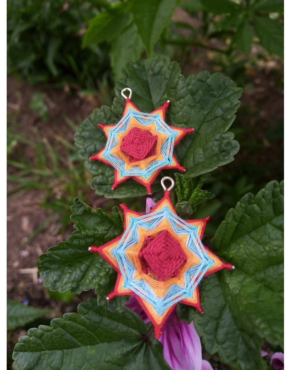 Aretes Tejidos 001