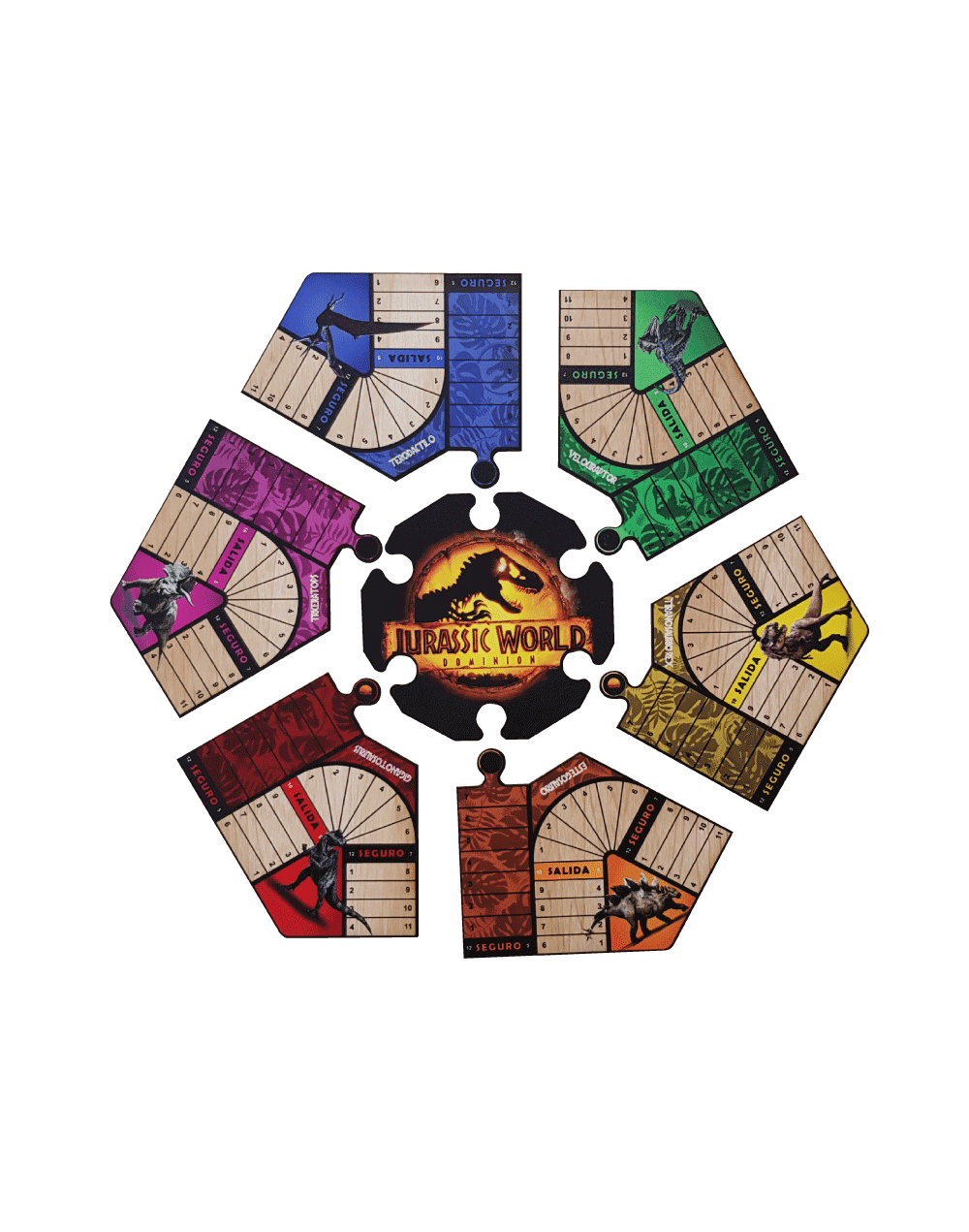 Parquesrompecabezasde jurassicpark6puestos oferta envío gratis  juego de mesa