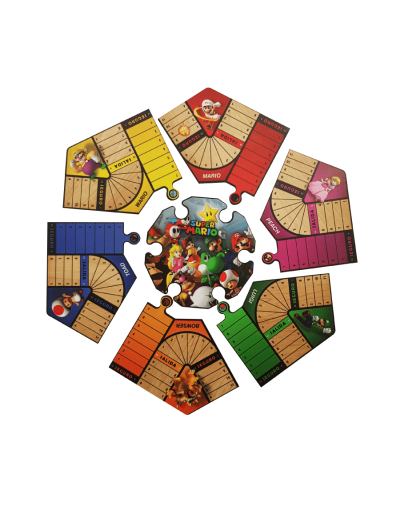 Parquesrompecabezassuper mario6puestos oferta envío gratis  juego de mesa