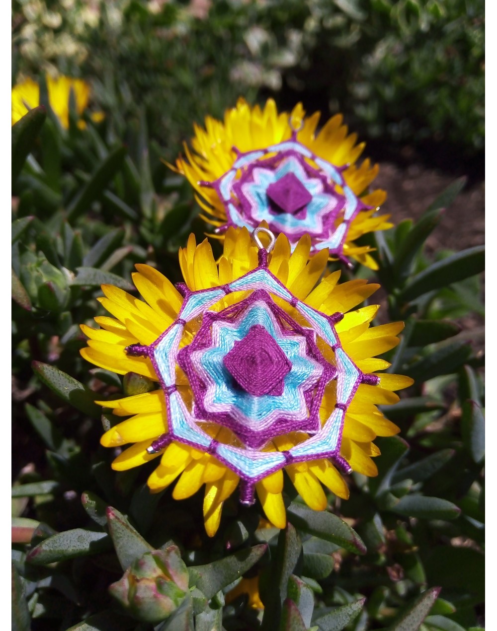 Aretes Tejidos 001
