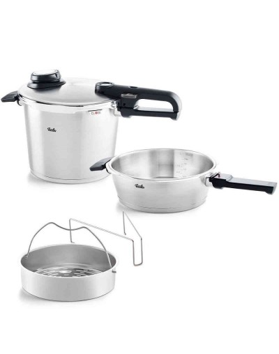 Set de utensilios en acero inoxidable fissler