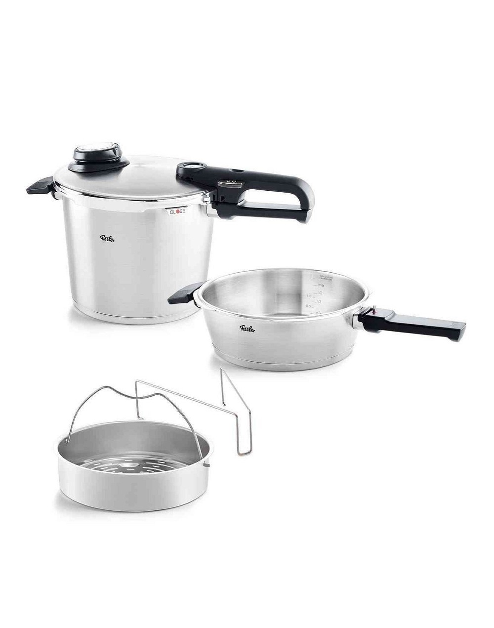 Set de utensilios en acero inoxidable fissler