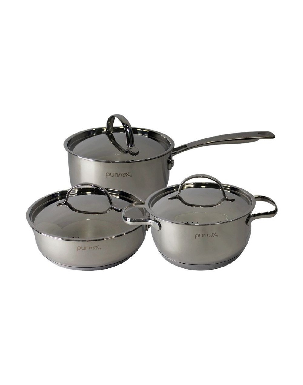 Set de utensilios en acero inoxidable
