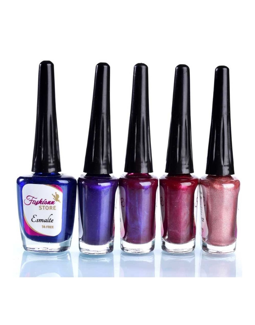 Combo esmaltes nacarados vibrantes